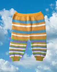 Image 1 of Handmade Striped Knit Pants