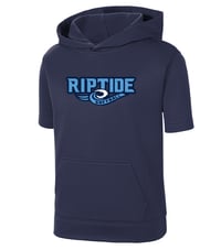 Image 5 of Riptide Youth and Adult Sport-Wick Short Sleeve Hoodies