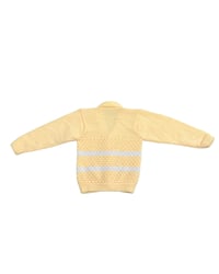 Image 3 of Vintage Yellow Knit Cardigan