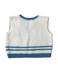 Image 2 of Handmade Knit 'G' Sweater Vest