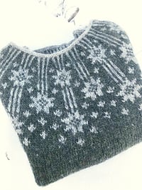 Image 3 of “Stars of Barbro” - Icelandic wool sweater - Gray heather - Preorder 