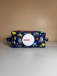 Image 3 of CUSTOM ORDER FABRIC | Handmade Quilted Diaper & Wipes Pouch – Travel Baby Essentials Organizer