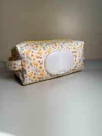 Image 5 of Handmade Quilted Diaper & Wipes Pouch – Travel Baby Essentials Organizer