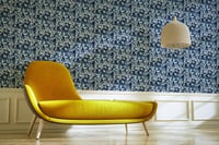 Image 5 of 'After Party Blue' Wallpaper Roll – 10m