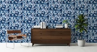 Image 2 of 'After Party Blue' MAXI Wallpaper Roll – 10m