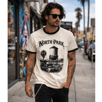 Image 2 of North Park Water Tower - San Diego Neighborhood Men's Ringer