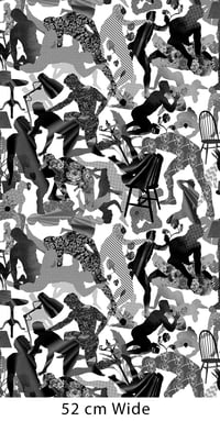 Image 3 of 'After Party Mono MAXI' Wallpaper Roll – 10m