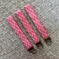 Image 3 of Handmade Cotton Keyfob Wristlet – Colorful Keychain for Keys, Bags & Gifts