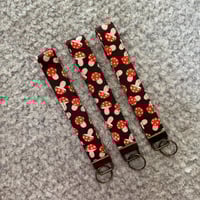 Image 5 of Handmade Cotton Keyfob Wristlet – Colorful Keychain for Keys, Bags & Gifts