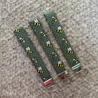 Image 6 of Handmade Cotton Keyfob Wristlet – Colorful Keychain for Keys, Bags & Gifts