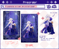 Fluxarata Silver Hot Stamp Print