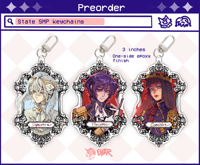 Minecraft State SMP Keychains