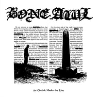 Image 1 of Bone Awl "An Obelisk Marks the Line" CD