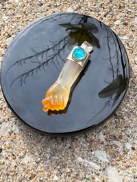 Image 3 of Carnelian and apatite mano figa 