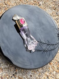 Image 1 of Amethyst and pink tourmaline mano figa 
