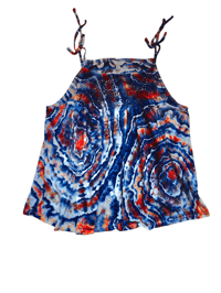 Size XL- Indigo-Coral tank top