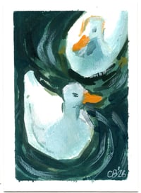 Ducks 2 - Gouache Painting