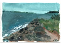 East Coast Park - Gouache Painting