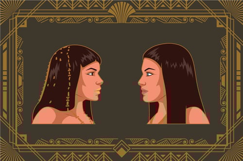 Image of *PRE-ORDER* Anck-Su-Namun and Nefertiri Pin Set