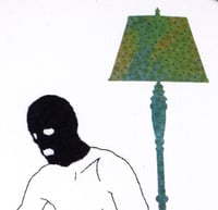 Image 3 of 'Anonymous Male With Lamp' - Embroidery