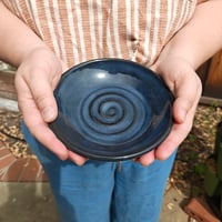 Image 2 of Trinket Dish - Dark Blue