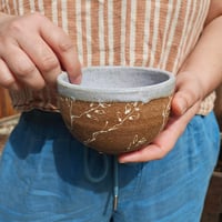 Image 2 of Snack Bowl - Winter branches/Ilmenite blue