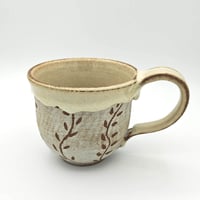 Image 1 of Sgraffito Vine Mug - Yellow Salt