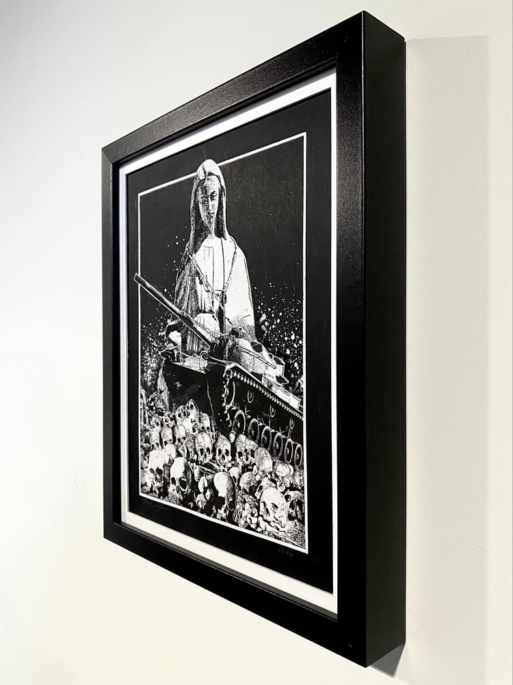 Image of 'annihilation, offensive' original collage