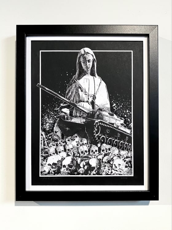 Image of 'annihilation, offensive' original collage