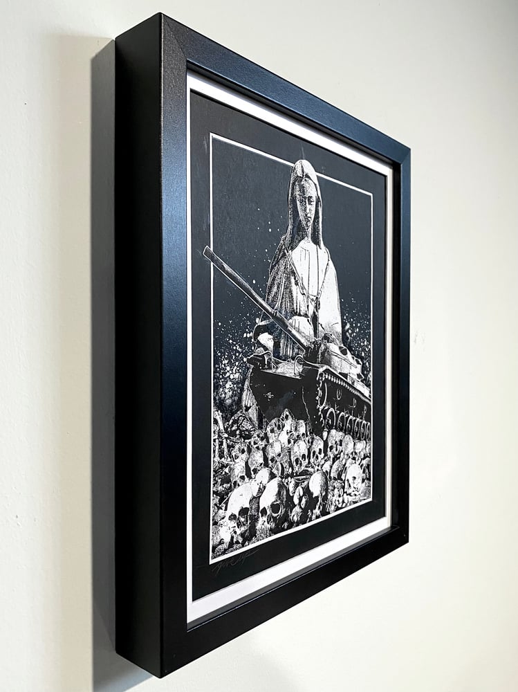 Image of 'annihilation, offensive' original collage