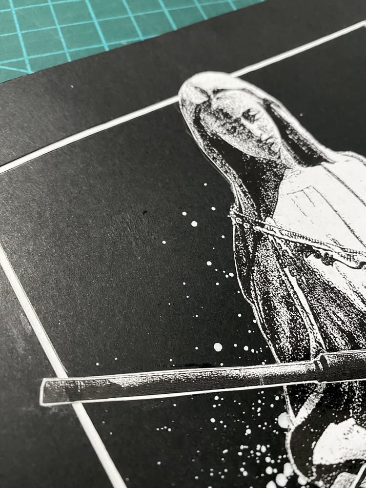 Image of 'annihilation, offensive' original collage