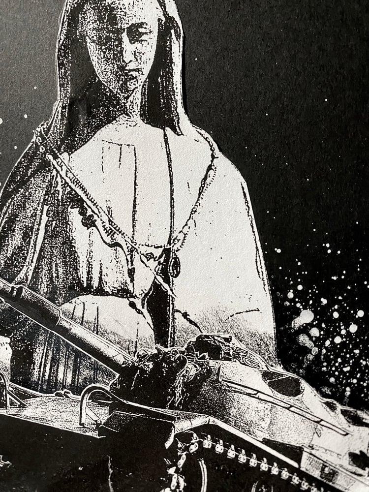 Image of 'annihilation, offensive' original collage