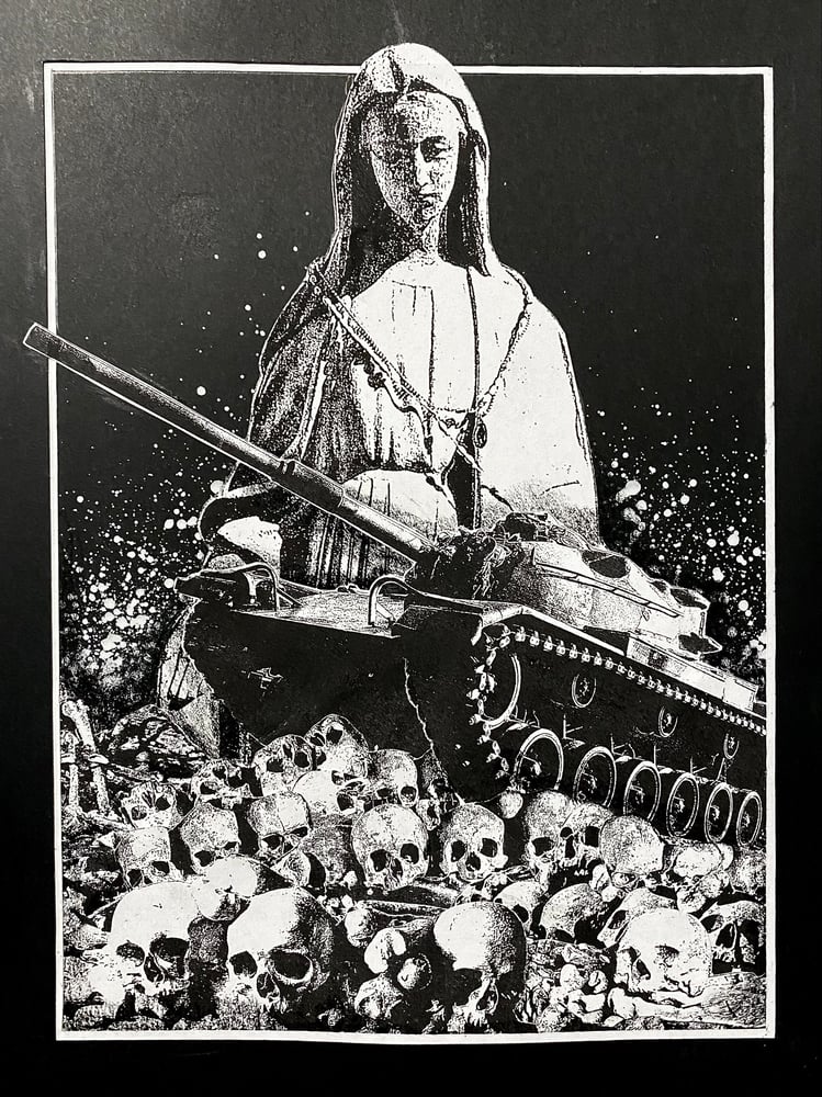 Image of 'annihilation, offensive' original collage