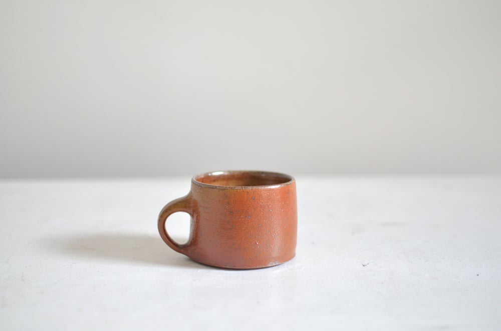 Image of Orange salt glazed mug
