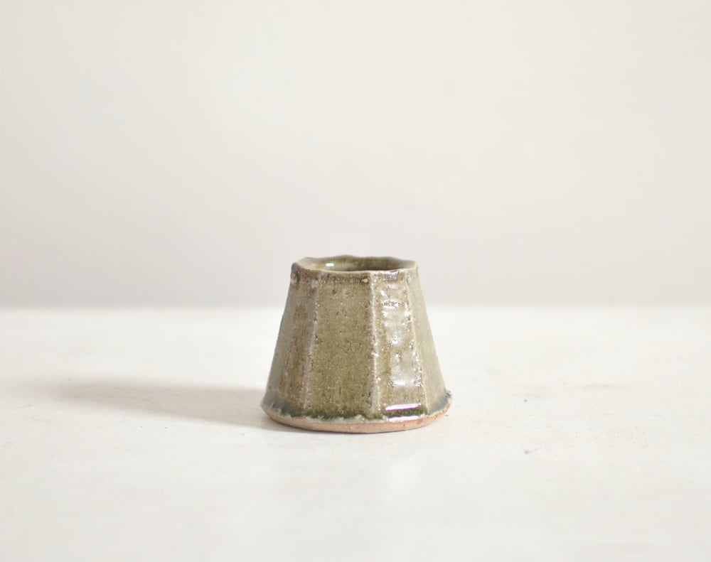Image of Faceted pencil pot