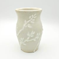 Bud Vase - Satin White Branches