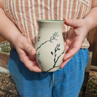 Image 2 of Bud Vase - Black Winter Branches/Oribe