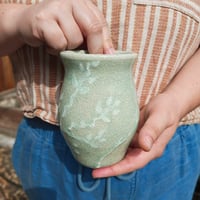 Image 2 of Bud Vase - Branches/Copper Green