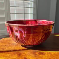 Image 1 of Serving Bowl - Copper Red/Oribe