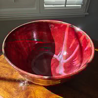 Image 3 of Serving Bowl - Copper Red/Oribe