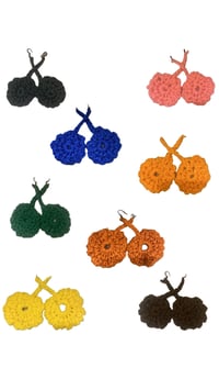 Dreaded Dimonds Crochet Earrings