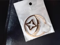 Gold LV Flower Earrings 