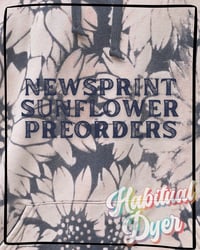 Image 1 of Newsprint Sunflowers