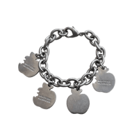 Image 2 of Hysteric Glamour "Skull Apple" Bracelet