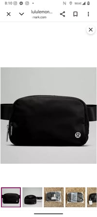 Black Lululemon Fanny Pack
