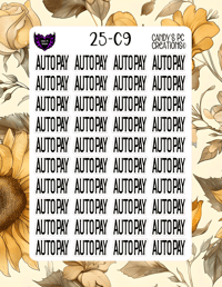 Image 10 of Auto Pay Sticker Font C-C24