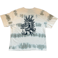 Image 1 of Punk Rocker ✷ Ivory & Sage Striped Tie Dye (L)