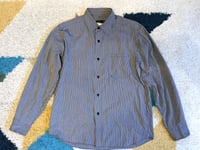 Image 1 of Agnes B Homme striped cotton shirt, size 3 (fits L)