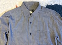 Image 2 of Agnes B Homme striped cotton shirt, size 3 (fits L)