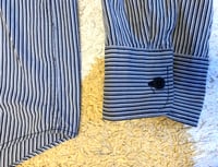 Image 4 of Agnes B Homme striped cotton shirt, size 3 (fits L)